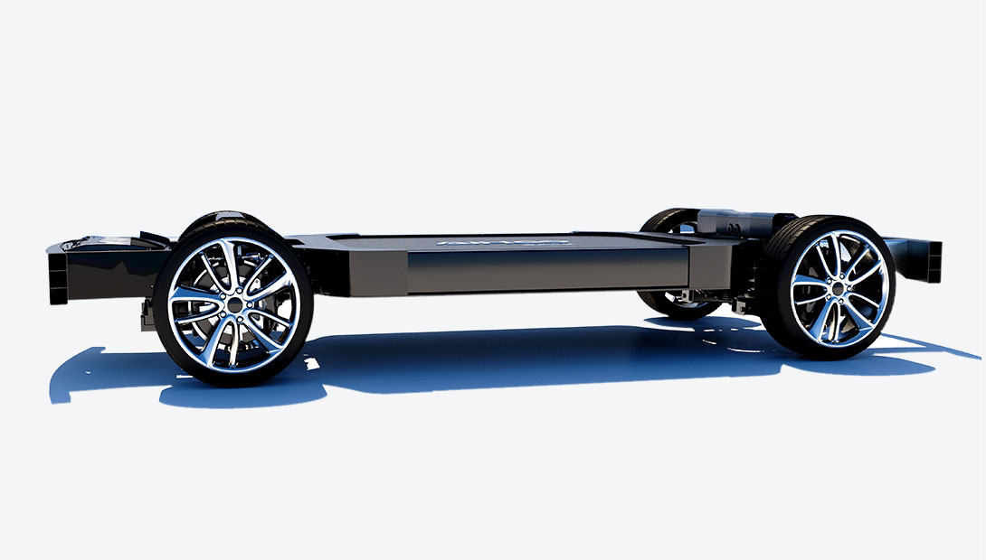 A platform intelligent skateboard chassis